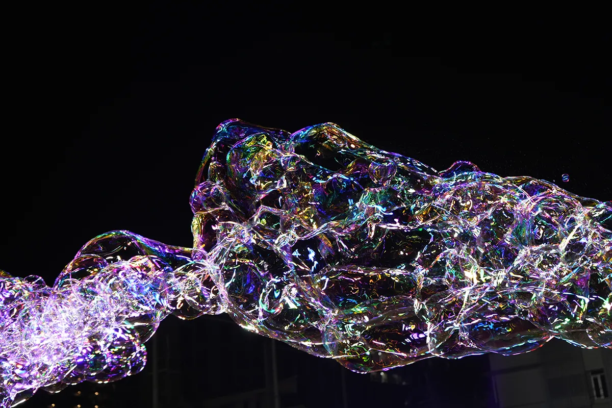 soap bubbles